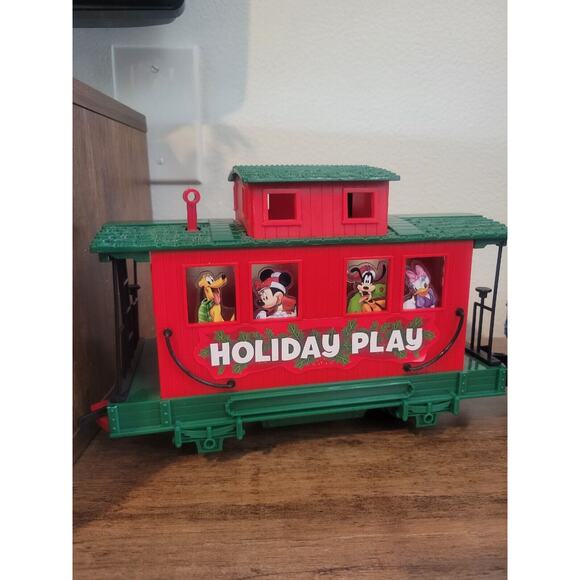 Disney Mickey Mouse and Friends Christmas Train Caboose Scientific Toys 2 pc. - Picture 2 of 12